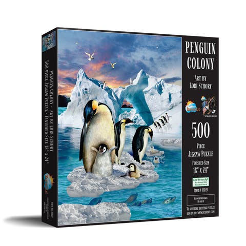 Penguin Colony 500 piece Jigsaw Puzzle for Adults