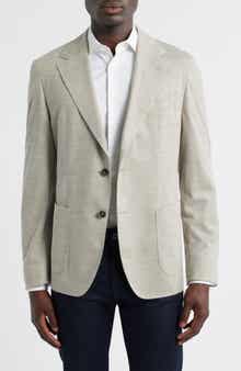 BOSS Jeff Regular Fit Beige Wool Mélange Sport Coat