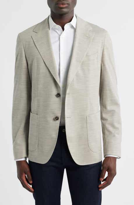 BOSS Jeff Regular Fit Beige Wool Mélange Sport Coat