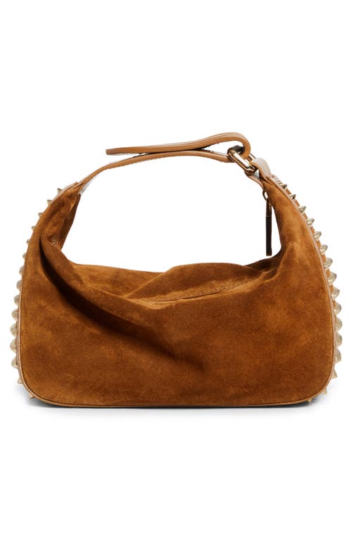 Christian Louboutin Funky Empire Spike Dopp Leather Top Handle Pouch