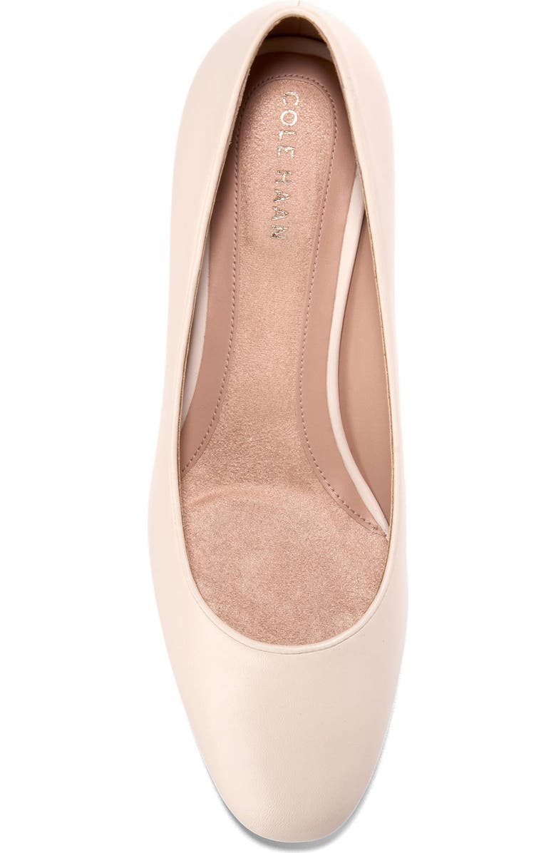Cole Haan Go-To Shayla Block Heel Pump, Alternate, color, Sand Dollar Leather