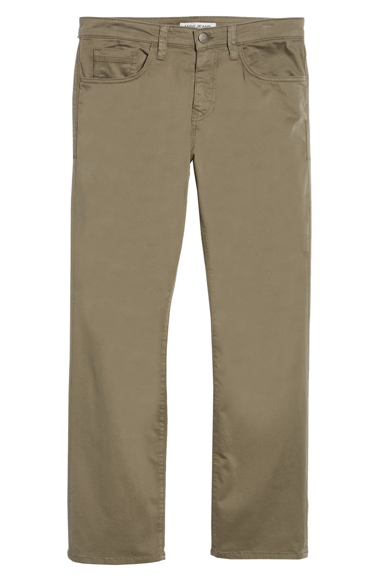 Mavi Jeans Matt Relaxed Straight Fit Jeans, Alternate, color, Dusty Olive