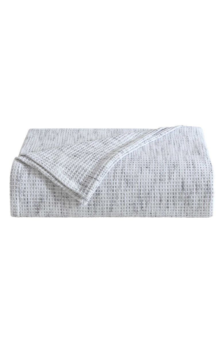 Vera Wang Jaspe Waffle Stitch Blanket, Main, color,