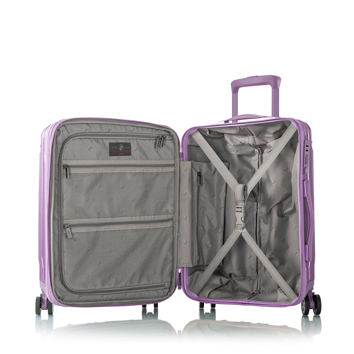 Heys Xtrak 21.5 Inch Carry-On Luggage, Alternate, color, Lavender