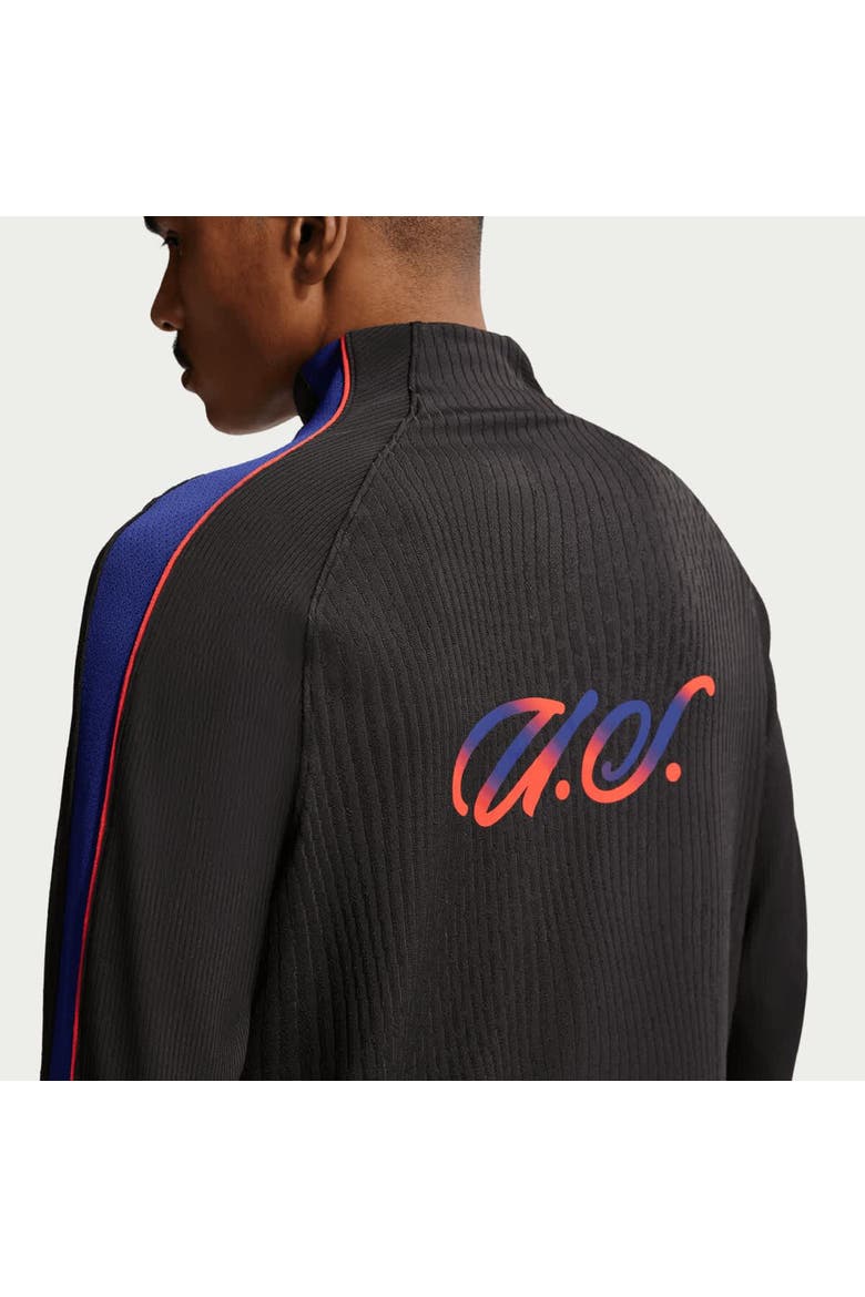 Men's Nike Black USMNT 2026 Strike Elite Dri-FIT ADV Long Sleeve Quarter-Zip Drill Top, Alternate, color, Black