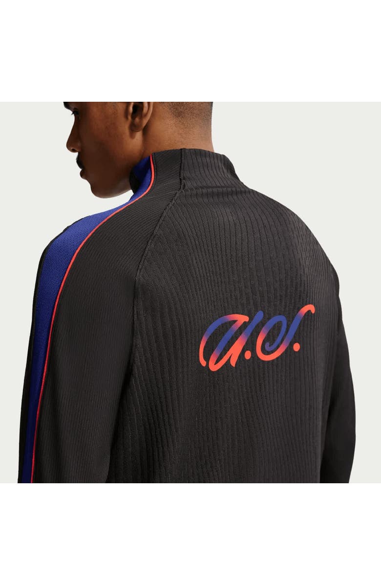 Nike Men's Nike Black USMNT 2026 Strike Elite Dri-FIT ADV Long Sleeve Quarter-Zip Drill Top, Alternate, color, Black