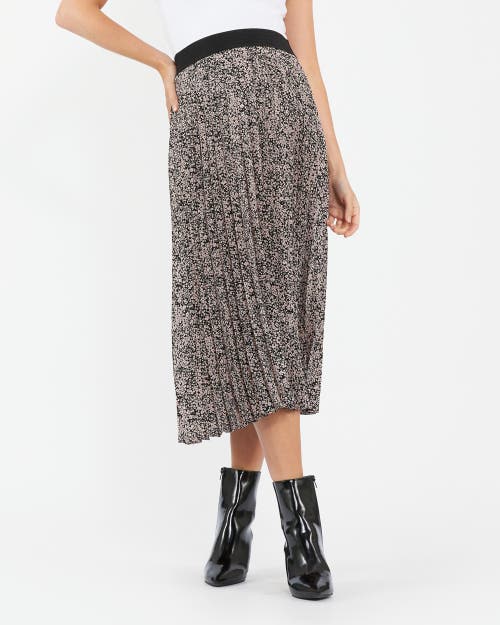 Ripe Maternity Florence Pleated Midi Maternity Skirt In Gray