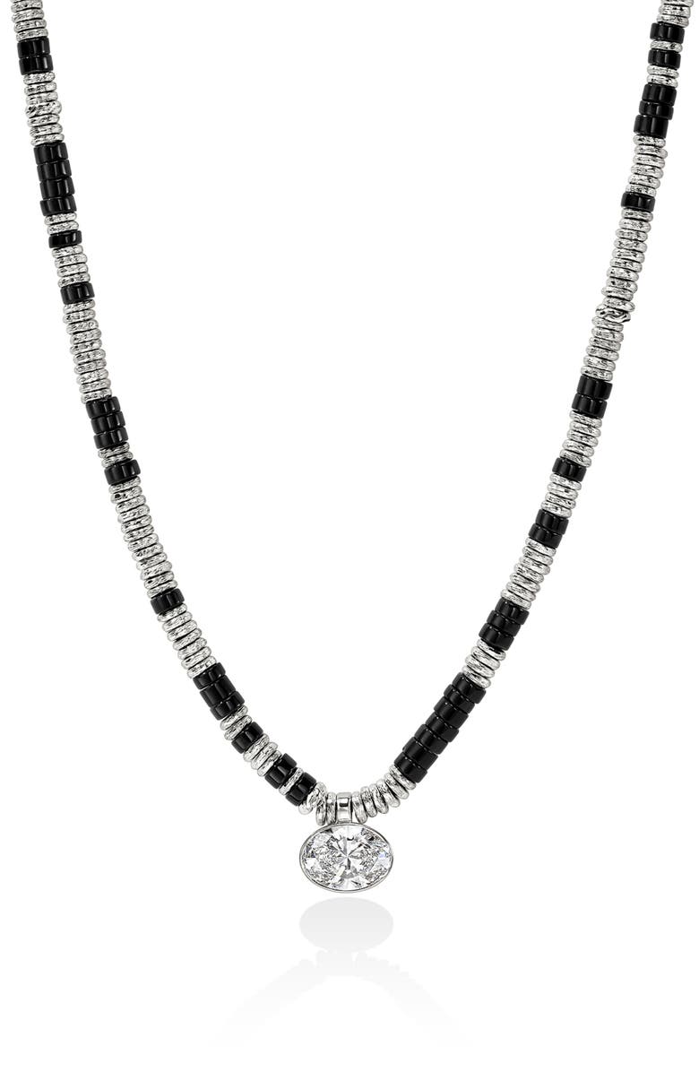 John Hardy Lovestruck<sup>™</sup> Heishi Lab Grown Diamond Necklace, Main, color, 