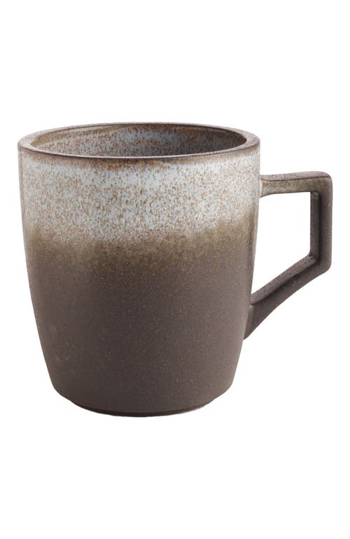 Stone Lain Vince Stoneware 4-piece Mug Set In Brown