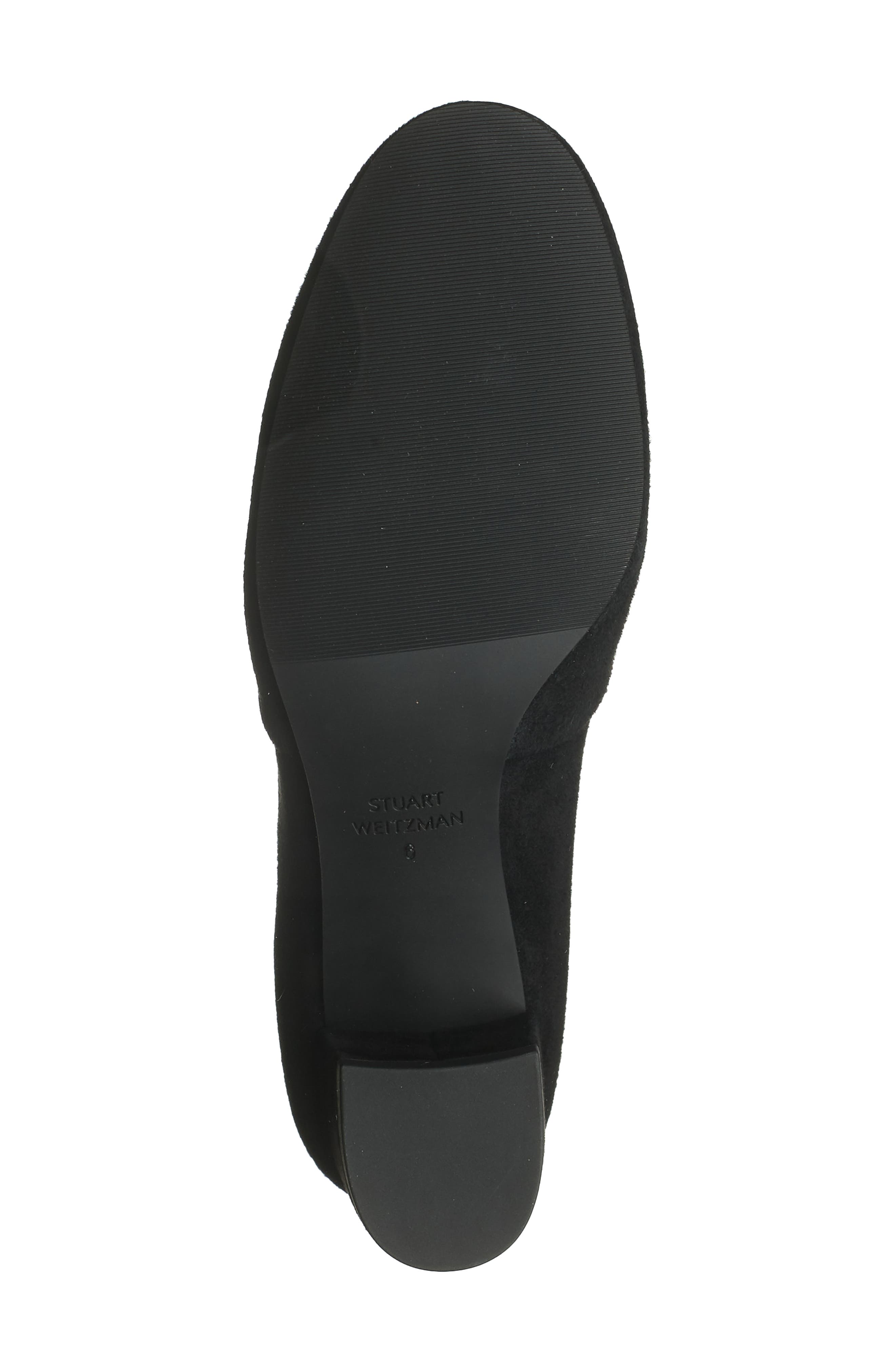 Stuart Weitzman Sofia Stretch Bootie, Alternate, color, Black Suede