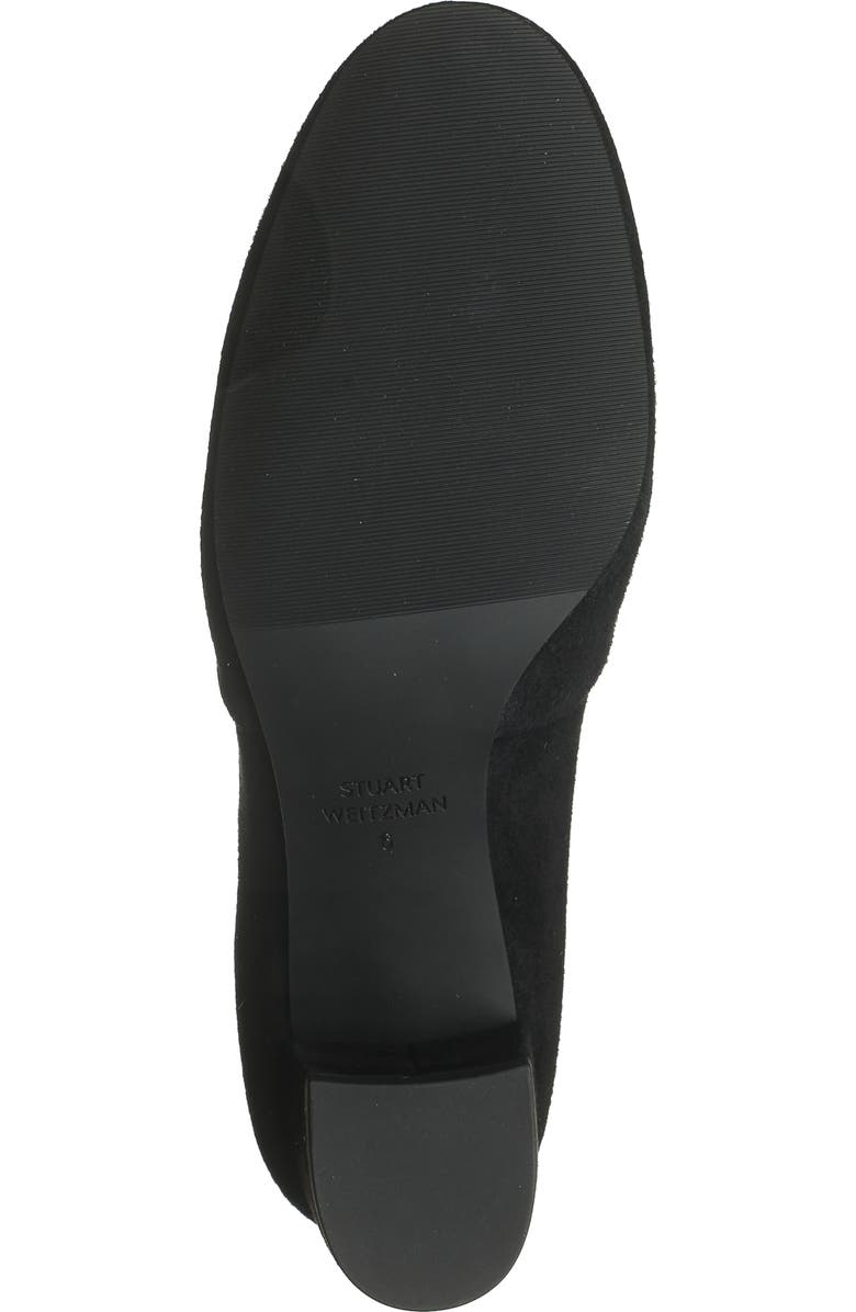 Stuart Weitzman Sofia Stretch Bootie, Alternate, color, Black Suede