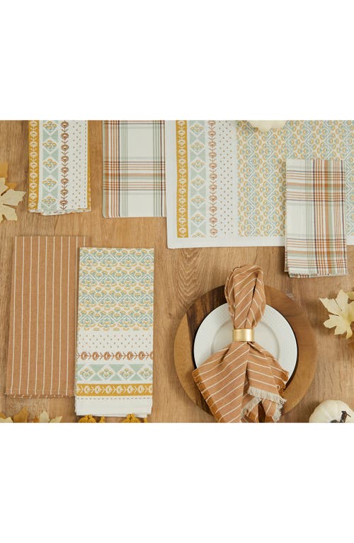 Design Imports Golden Gardens Set Of Four Placemats In Multi