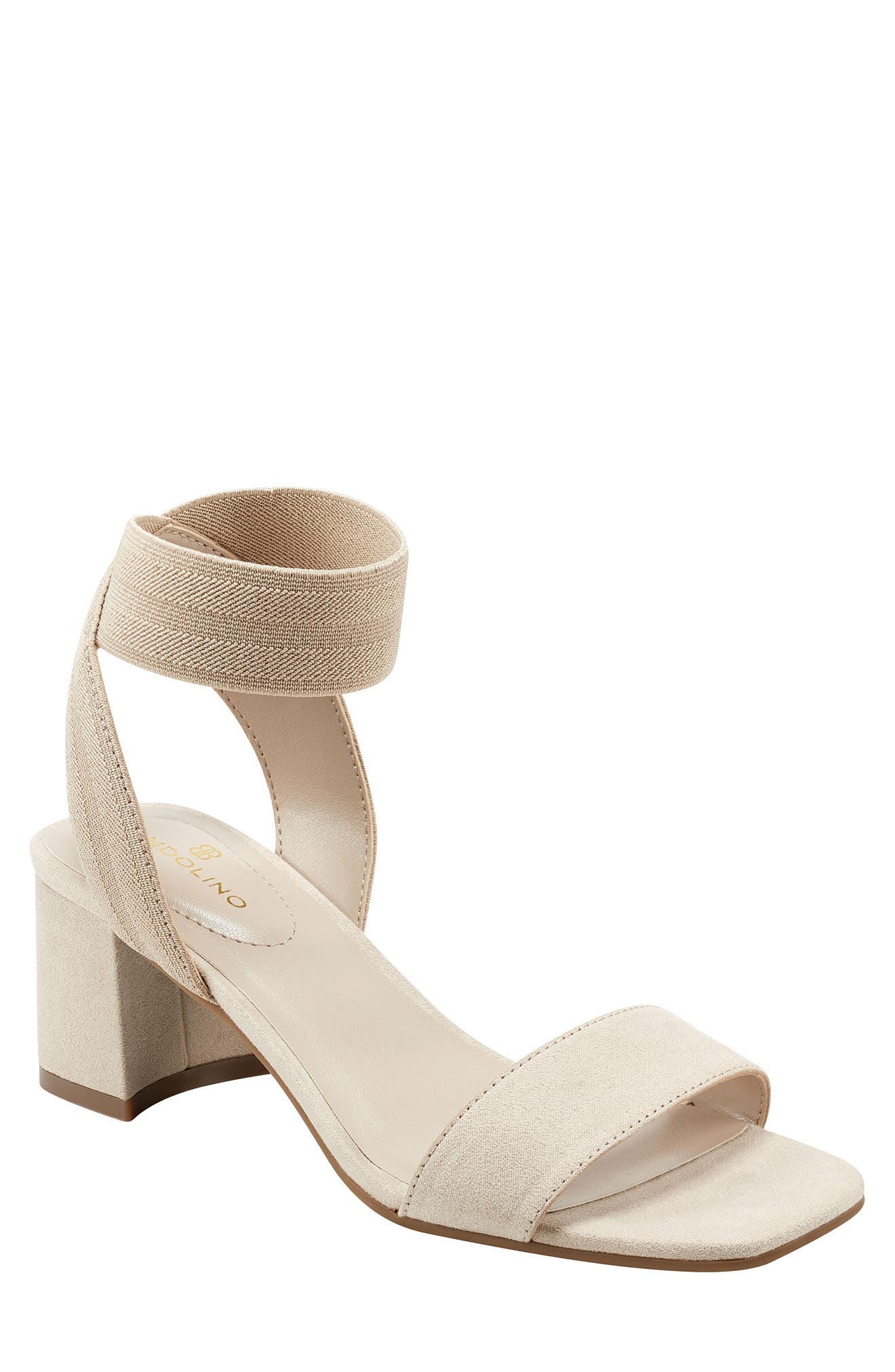 Kindlie Block Heel Ankle Strap Sandal, Main, color, SAND