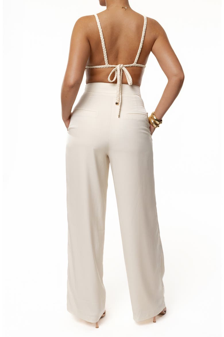 Sofia Braided Crop Top, Alternate, color, IVORY