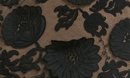 Dress The Population Lorena Floral Appliqué Mermaid Gown In Multi