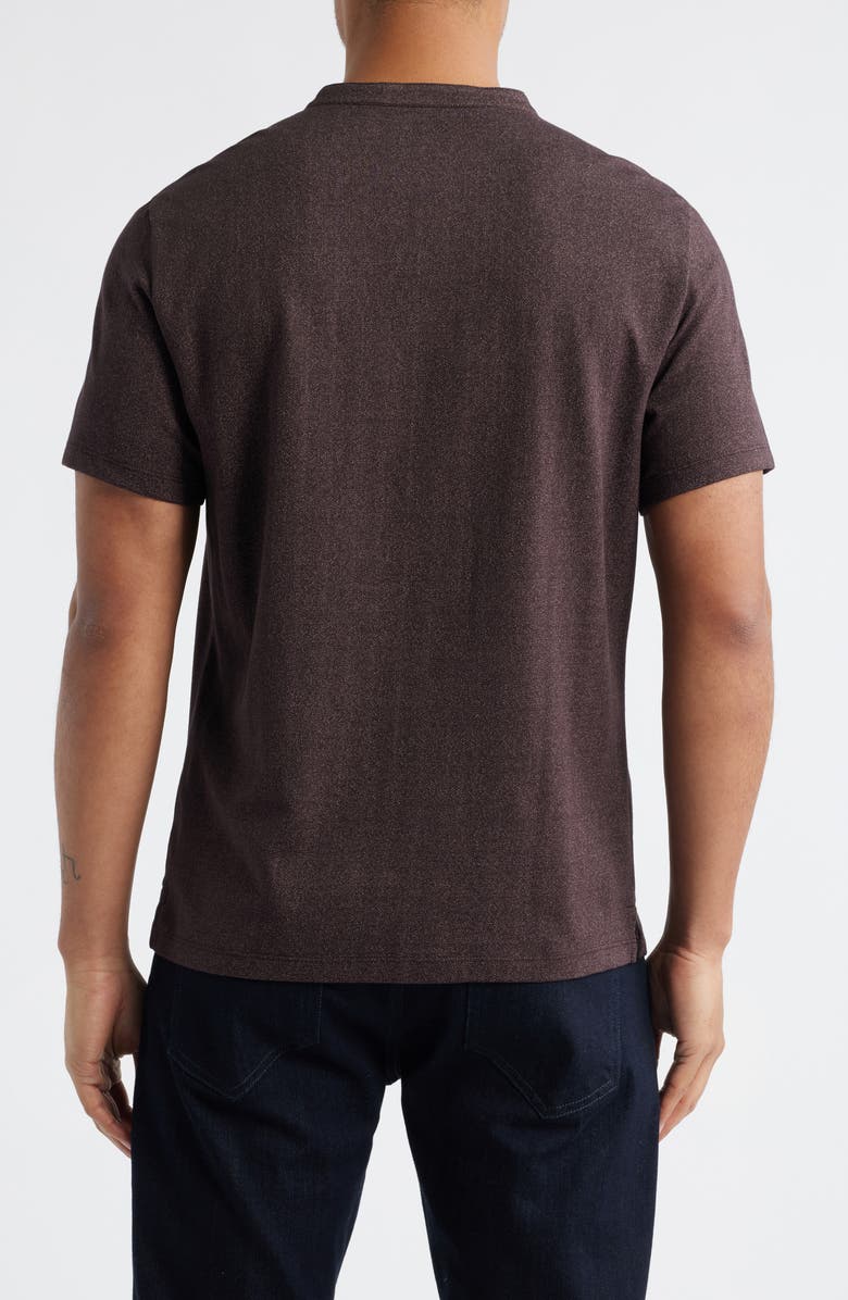 Robert Barakett Whitley Short Sleeve Henley, Alternate, color, Port