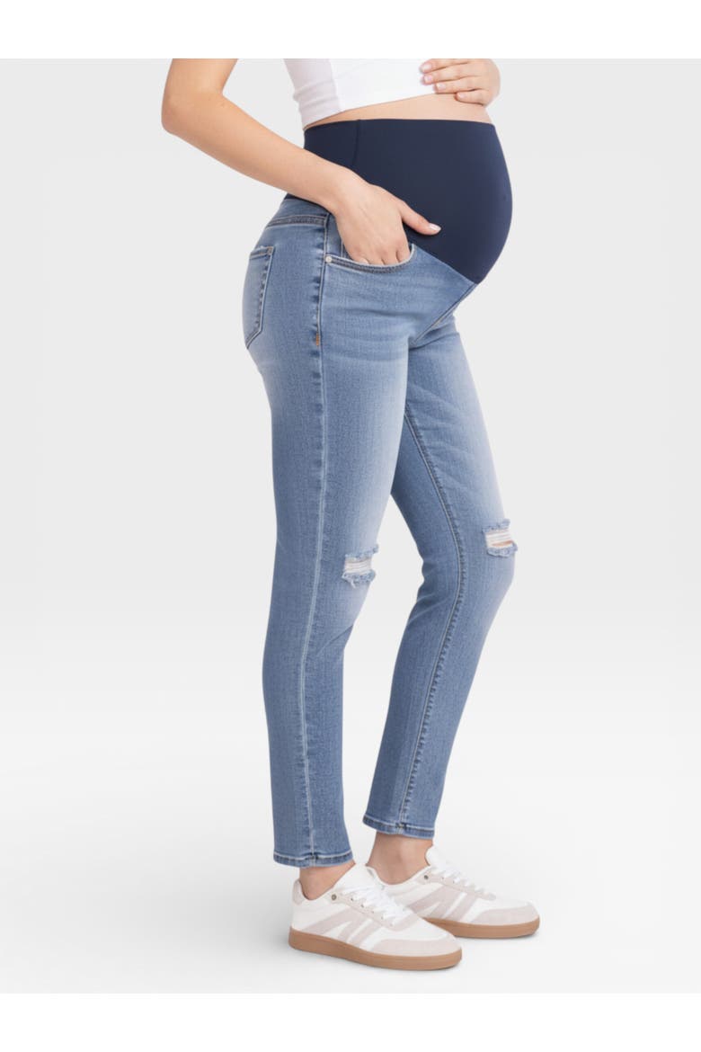 Secret Fit Ankle Length Skinny Jeans, Alternate, color, Harrison Wash