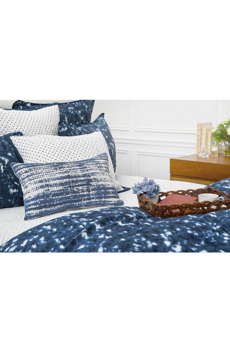 ELISABETH YORK Shaleena Navy King Sham, Alternate, color, Blue