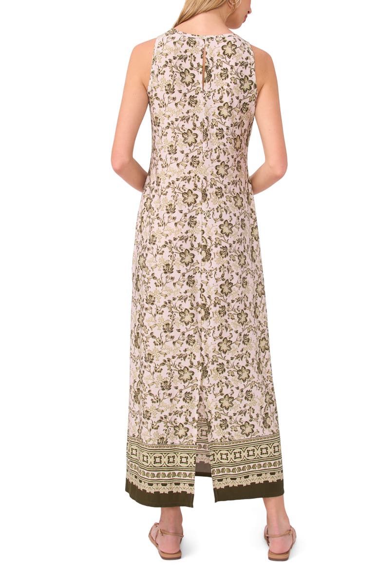 Sleeveless Maxi Dress, Alternate, color, LILY GREEN