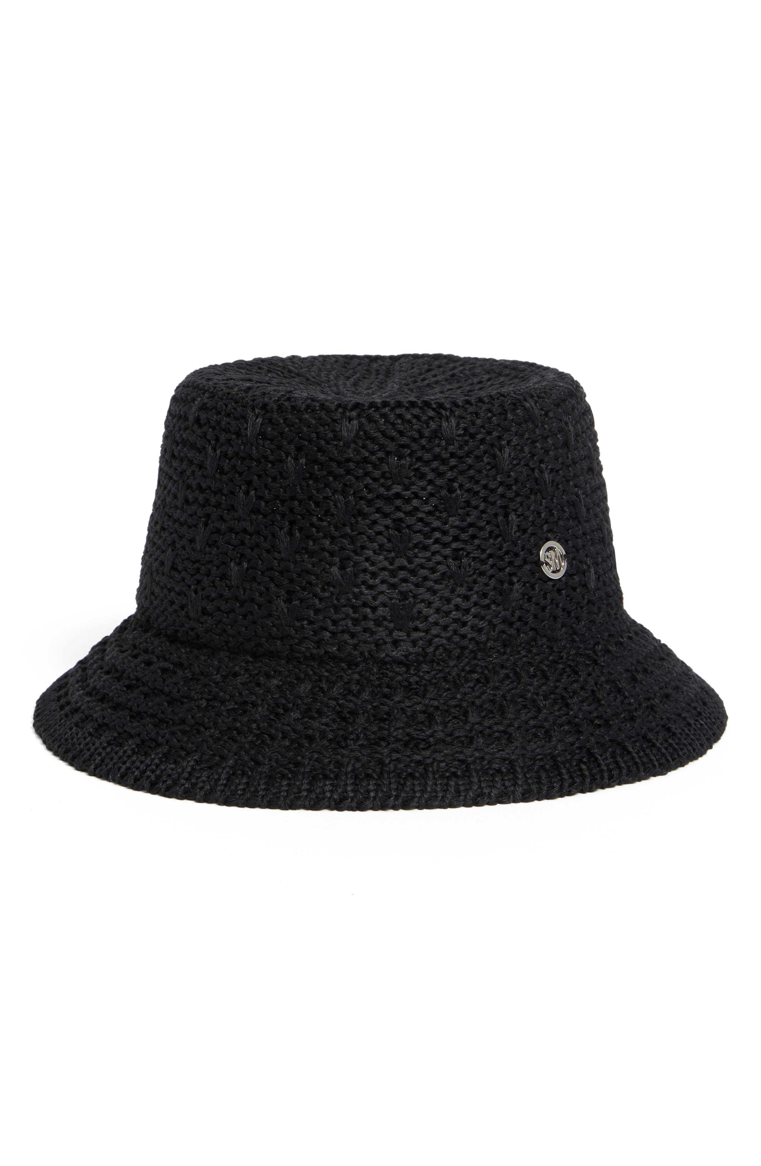 Steve Madden Open Breeze Straw Bucket Hat