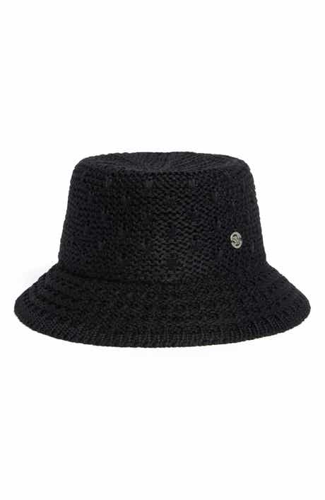 Steve Madden Open Breeze Straw Bucket Hat