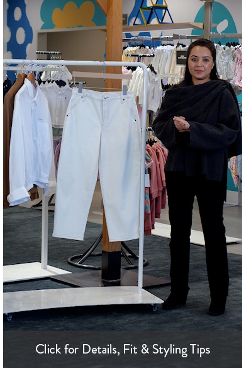 Relaxed Crop Carpenter Jeans video