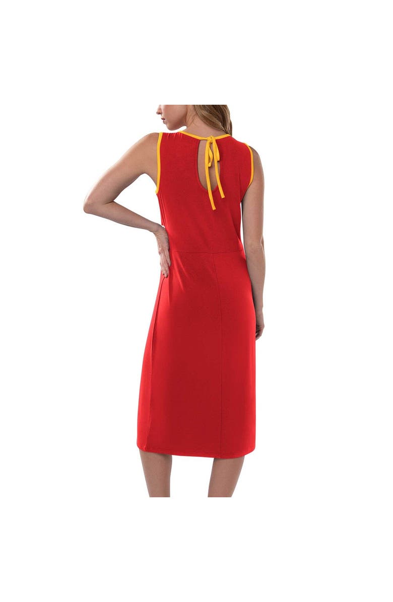 G-III 4HER BY CARL BANKS Women's G-III 4Her by Carl Banks Red Kansas City Chiefs Main Field Maxi Dress, Alternate, color,