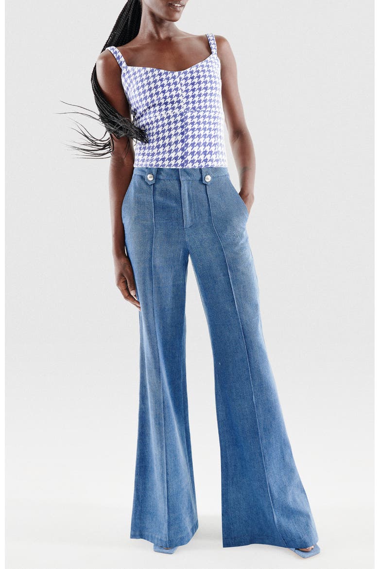 Dominga Denim Trousers, Alternate, color, Denim