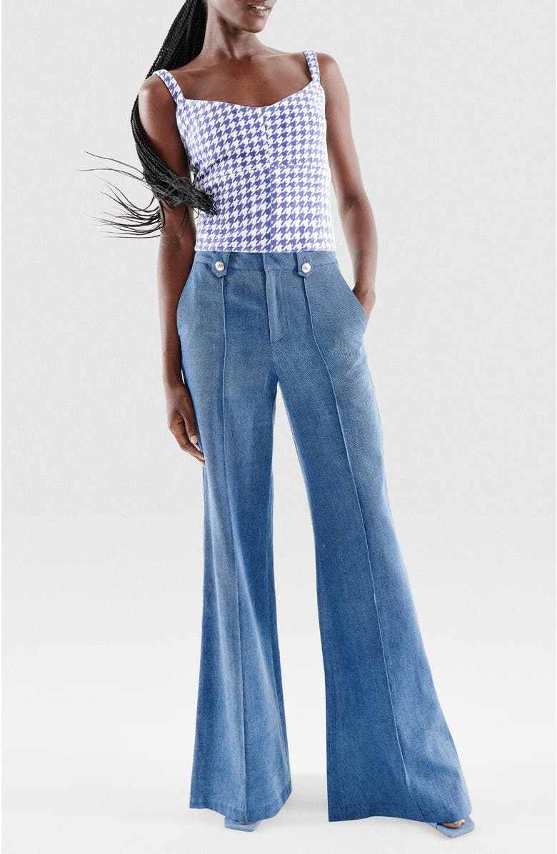 AS by DF Dominga Denim Trousers, Alternate, color, Denim