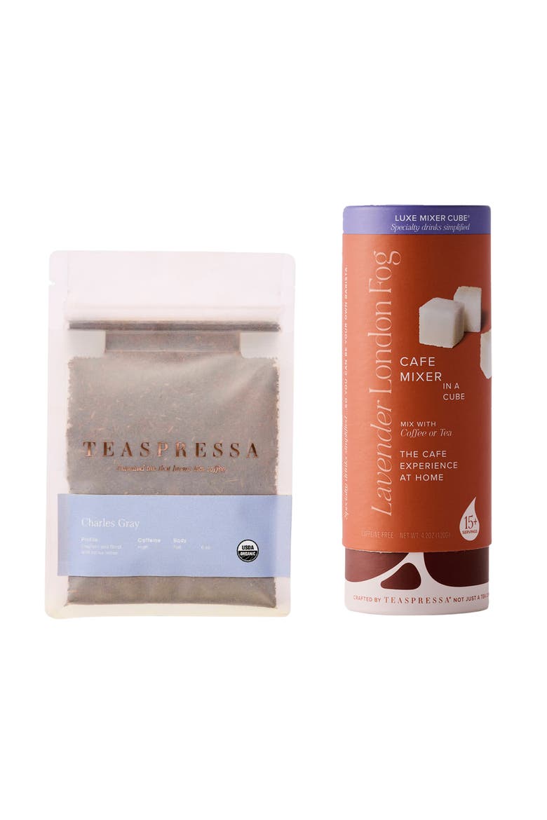 Lavender London Fog Tea & Mixer Gift Set, Main, color, MULTI