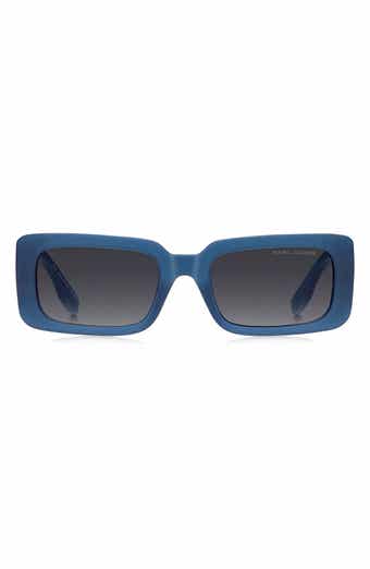 Marc Jacobs 53mm Gradient Rectangular Sunglasses