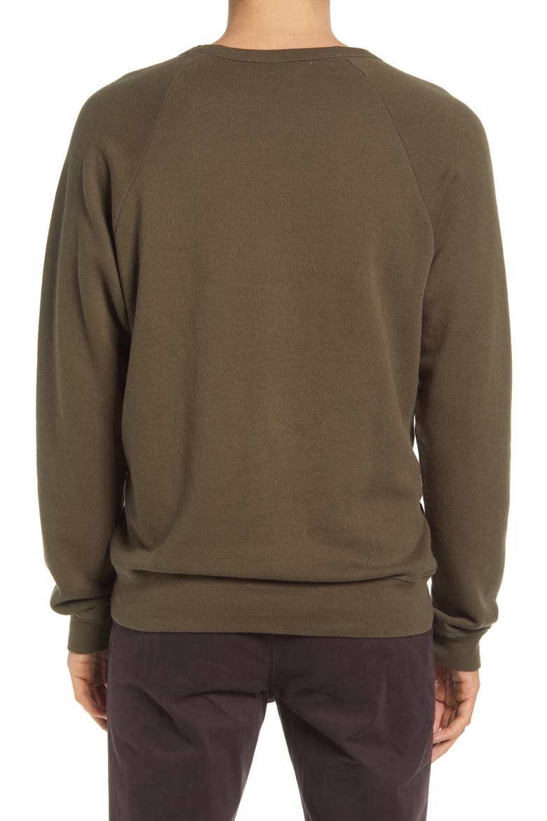 Jake 3444 Crewneck Sweatshirt, Alternate, color, ARMY