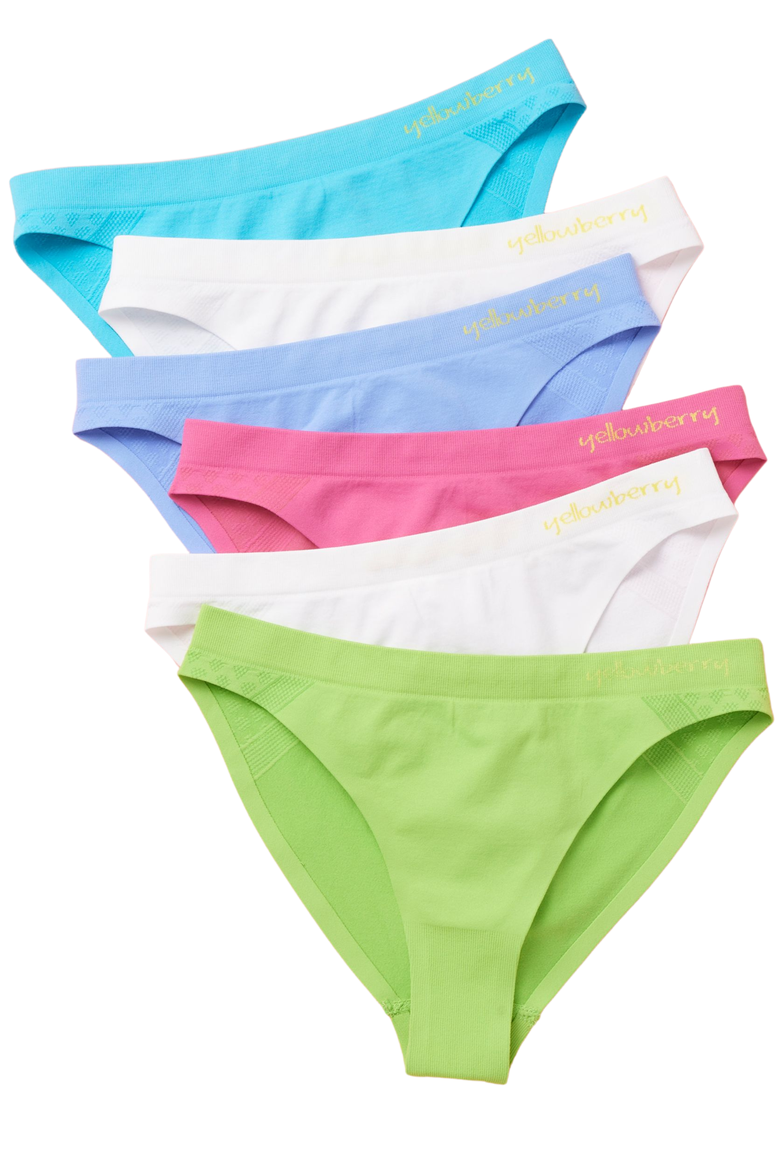 6PK Scout Seamless Underwear, Main, color, Green