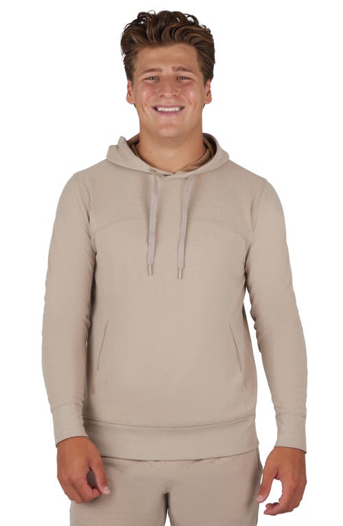 90 Degree By Reflex Ultra Mélange Fleece Hoodie In Leafless Tree