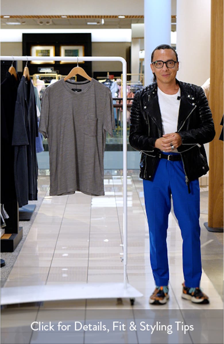 Classic Flame Washed Slub Cotton T-Shirt, sales video thumbnail