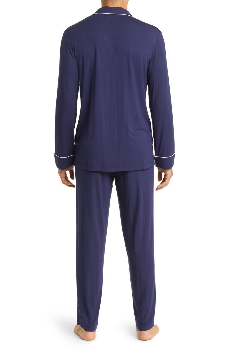 Moonlight Eco Pajamas, Alternate, color, NAVY PEACOAT