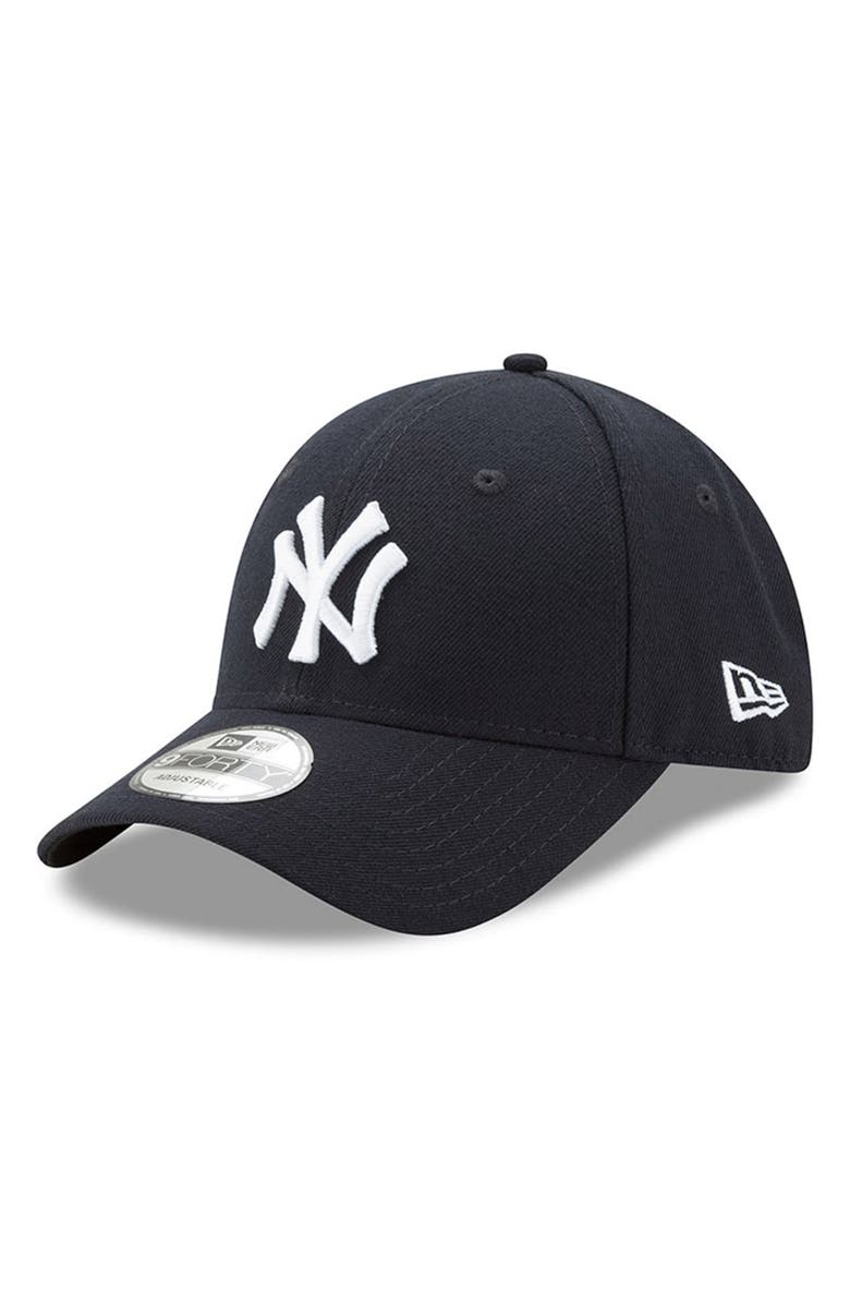 New Era Men's New Era Navy New York Yankees League 9FORTY Adjustable Hat, Main, color, 