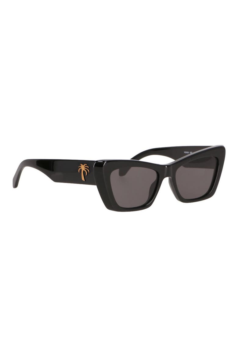 Fairfield Cat Eye Sunglasses, Alternate, color, BLACK DARK GREY