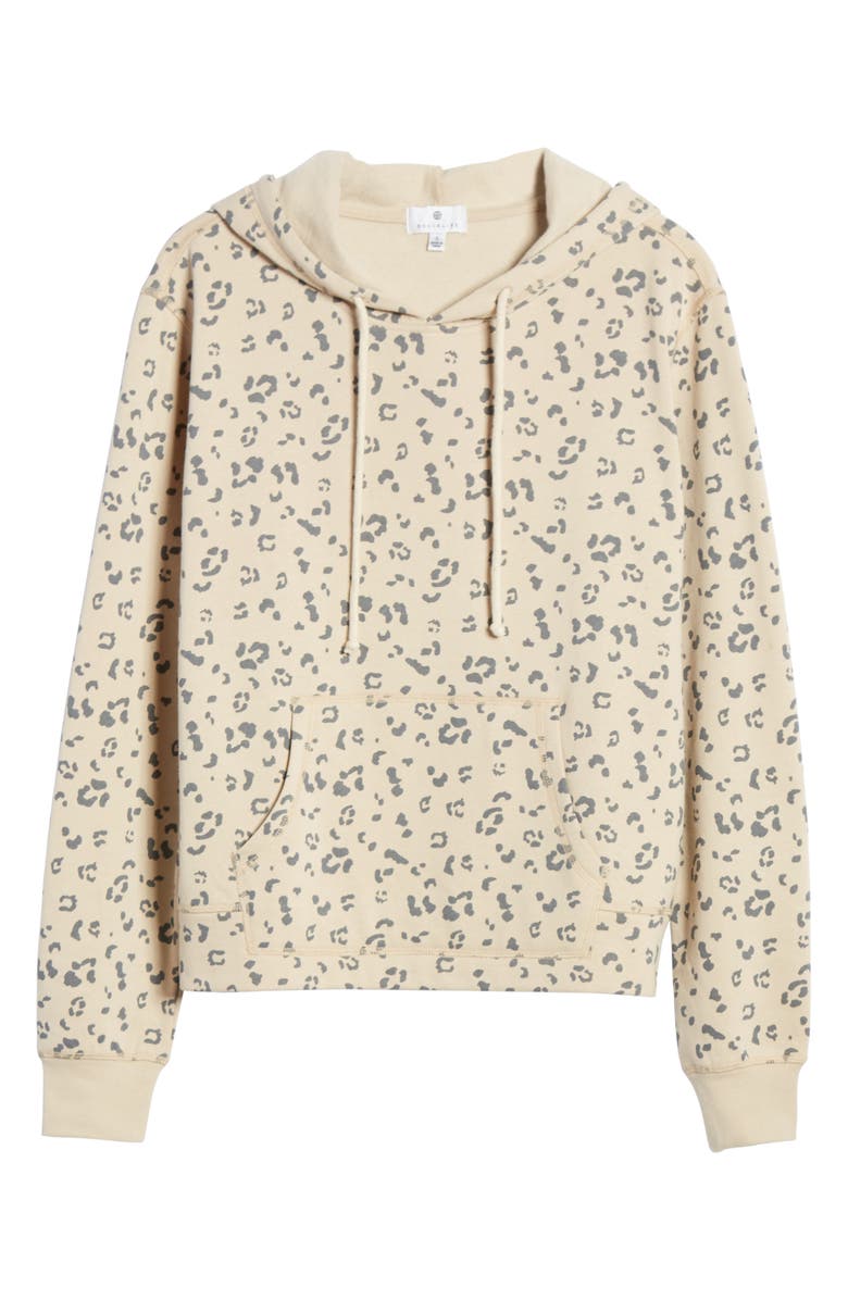 Socialite Leopard Print Hoodie, Alternate, color, 