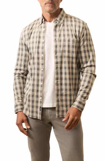Faherty Coastline Knit Button-Down Shirt