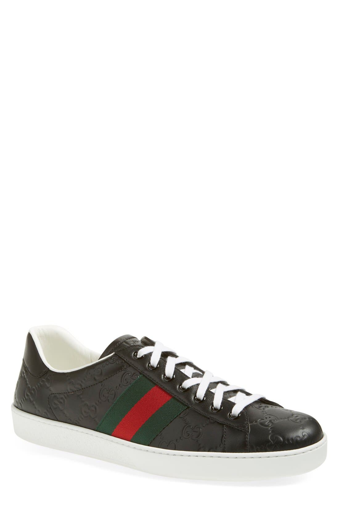 Gucci New Ace Sneaker, Main, color, 