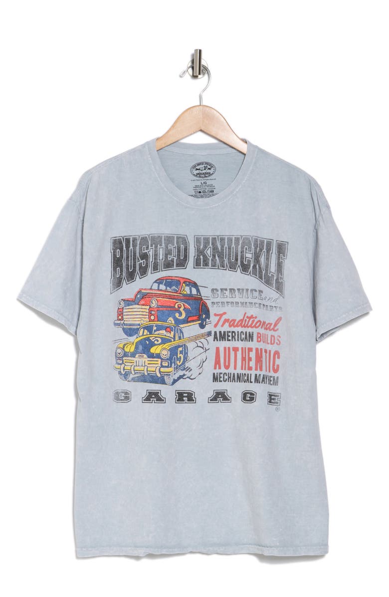 Philcos Busted Knuckle Cotton Graphic T-Shirt, Alternate, color, Ice Grey Mineral