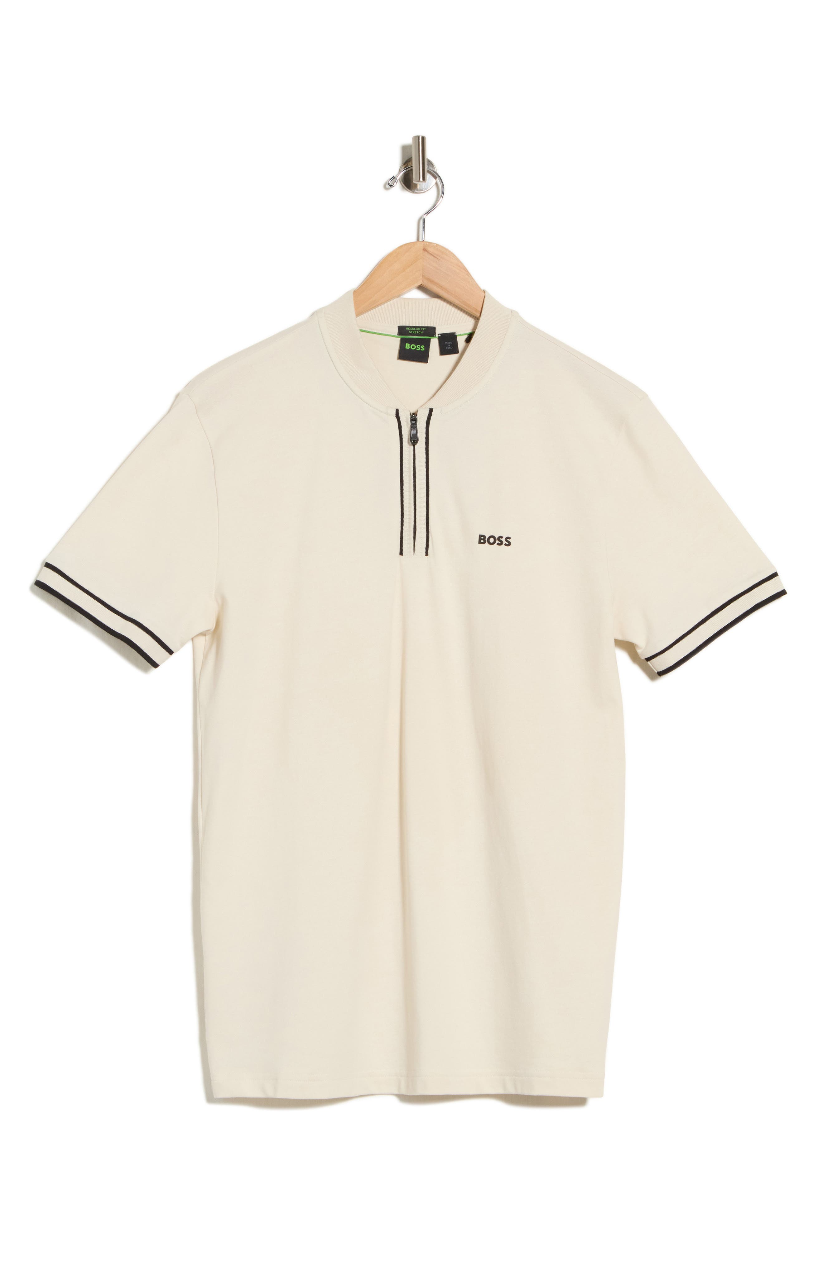 Pariq Quarter Zip Knit Polo
