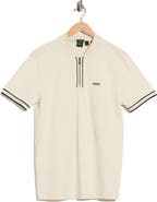 BOSS Pariq Quarter Zip Knit Polo