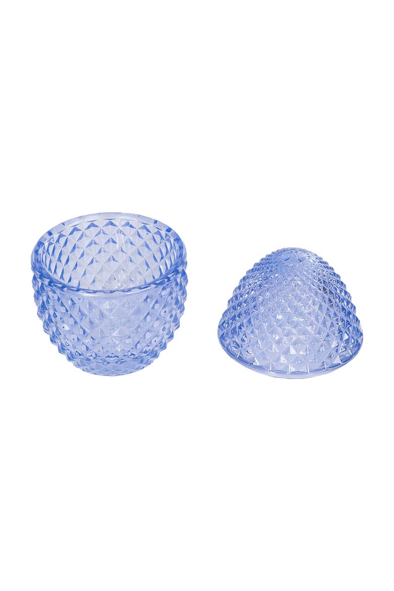 Decorative Glass Egg Keepsake Box Easter Spring Assortment of 4 Figurines, Alternate, color, Purple