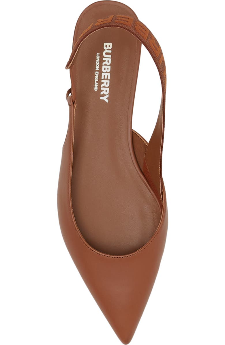 Burberry Maria Asymmetrical Slingback Flat, Alternate, color,