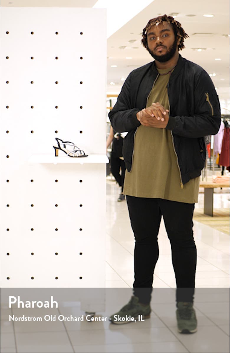 Noni Crystal Embellished Slingback Sandal, sales video thumbnail