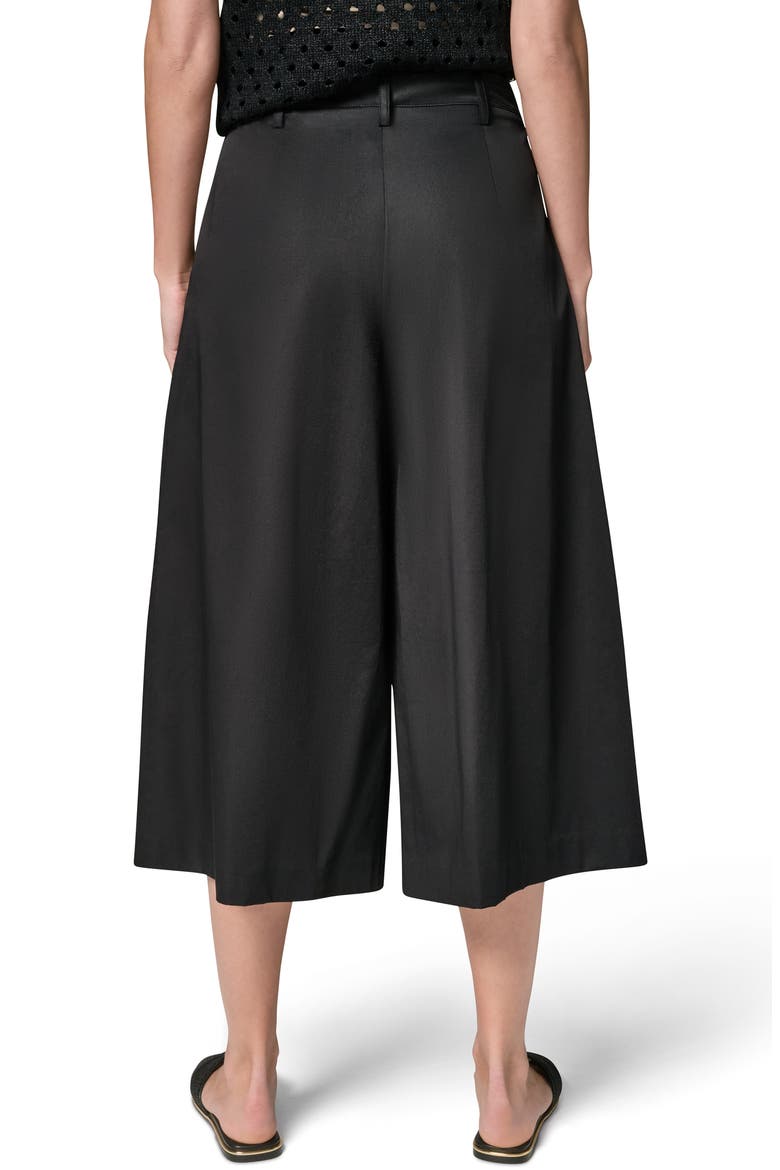 Pleated Crop Pants, Alternate, color, BLACK