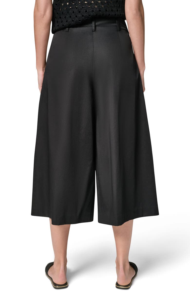 Donna Karan New York Pleated Crop Pants, Alternate, color, Black