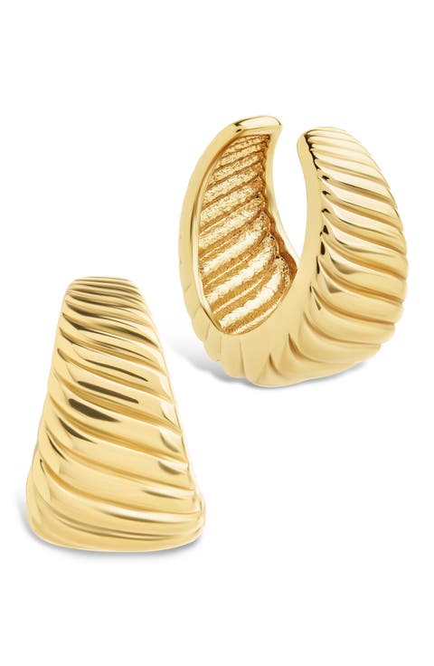 Beth Twisted Croissant Ear Cuffs